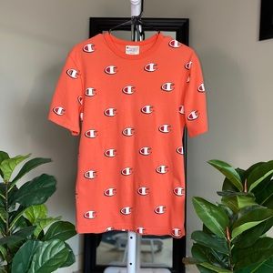 Champion Printed Drawing Graphic Vintage Tee Shirt